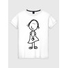  Tricou cuplu Cuplu cu o floare
